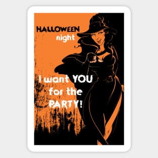 I want you for the party! Sticker